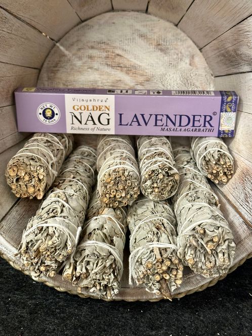 Hovedbilde Golden Nag Lavender Røkelse