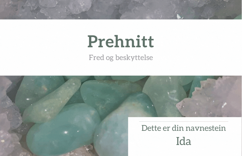 Hovedbilde Ida - Din Navnestein