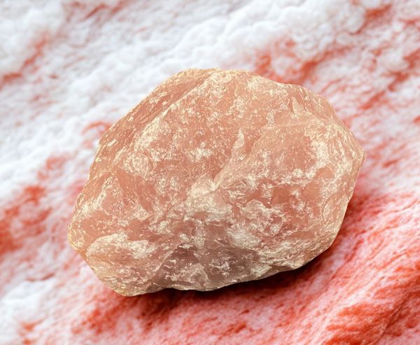 Hovedbilde Rosenkvarts Råstein 2284gram ...