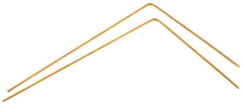 Søkevinkel 24cm Enkel Messing