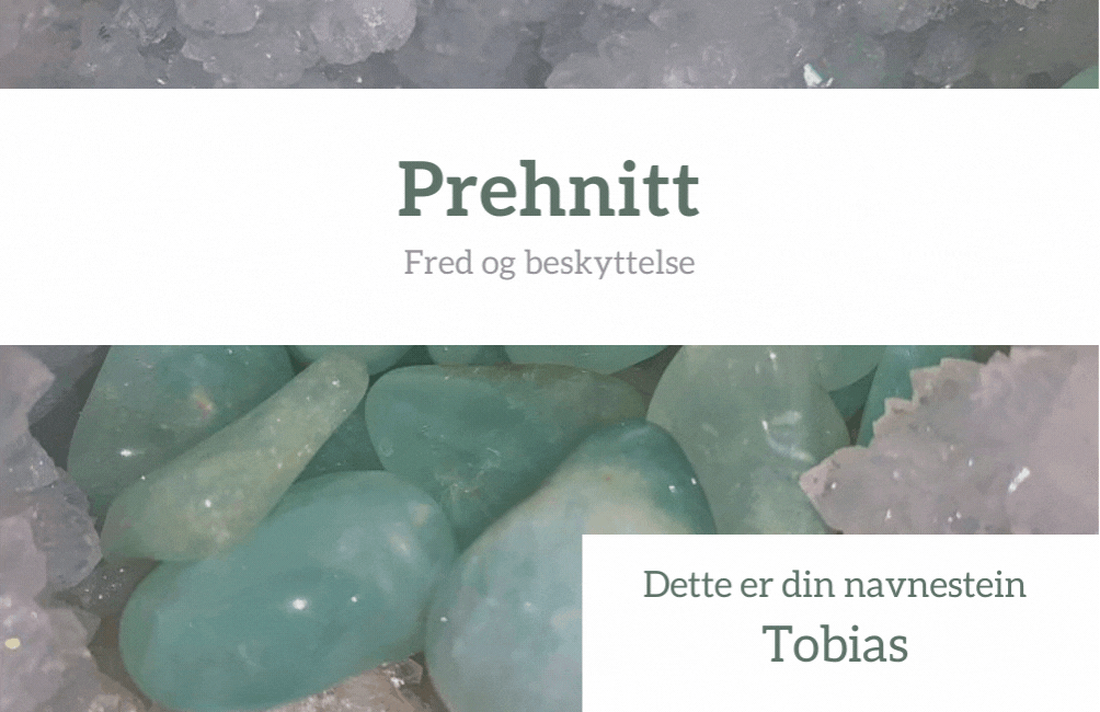 Hovedbilde Tobias - Din Navnestein