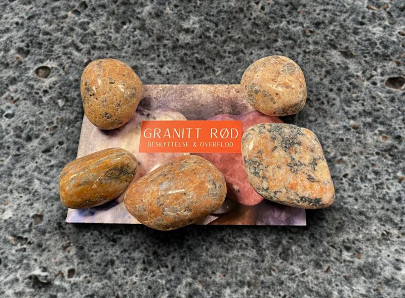 Granitt Rød XL 30-50gram