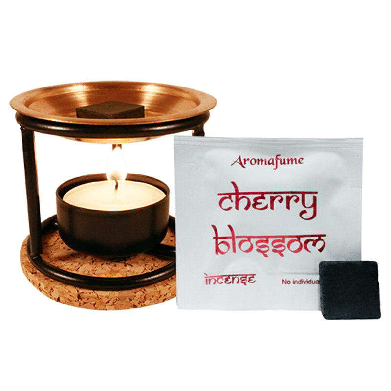 Aromafume Fusion Røkelse Briketter Prøvesett + Diffuser