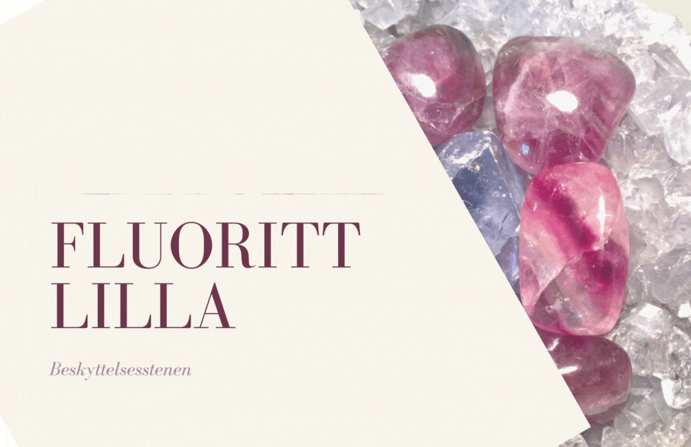 Armbånd Fluoritt Lilla & Klar