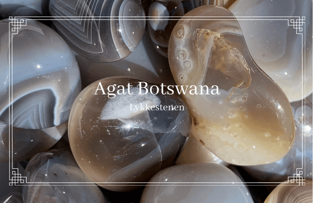 Armbånd 6mm Agat Botswana