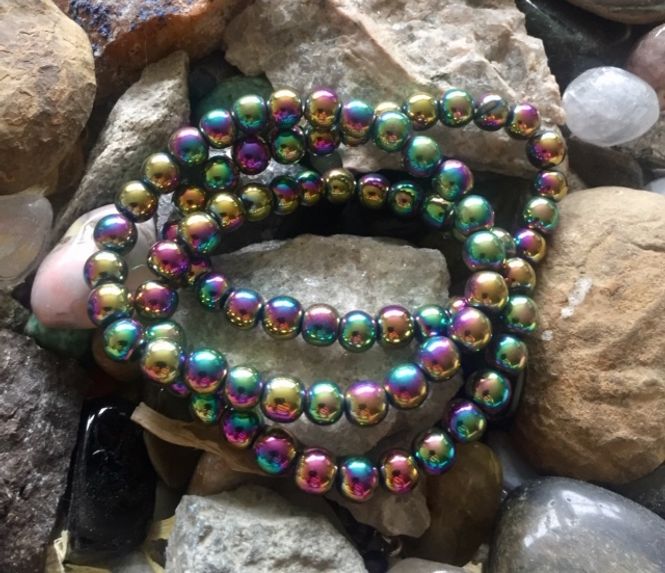 Hovedbilde Armbånd Rainbow Hematitt 8mm