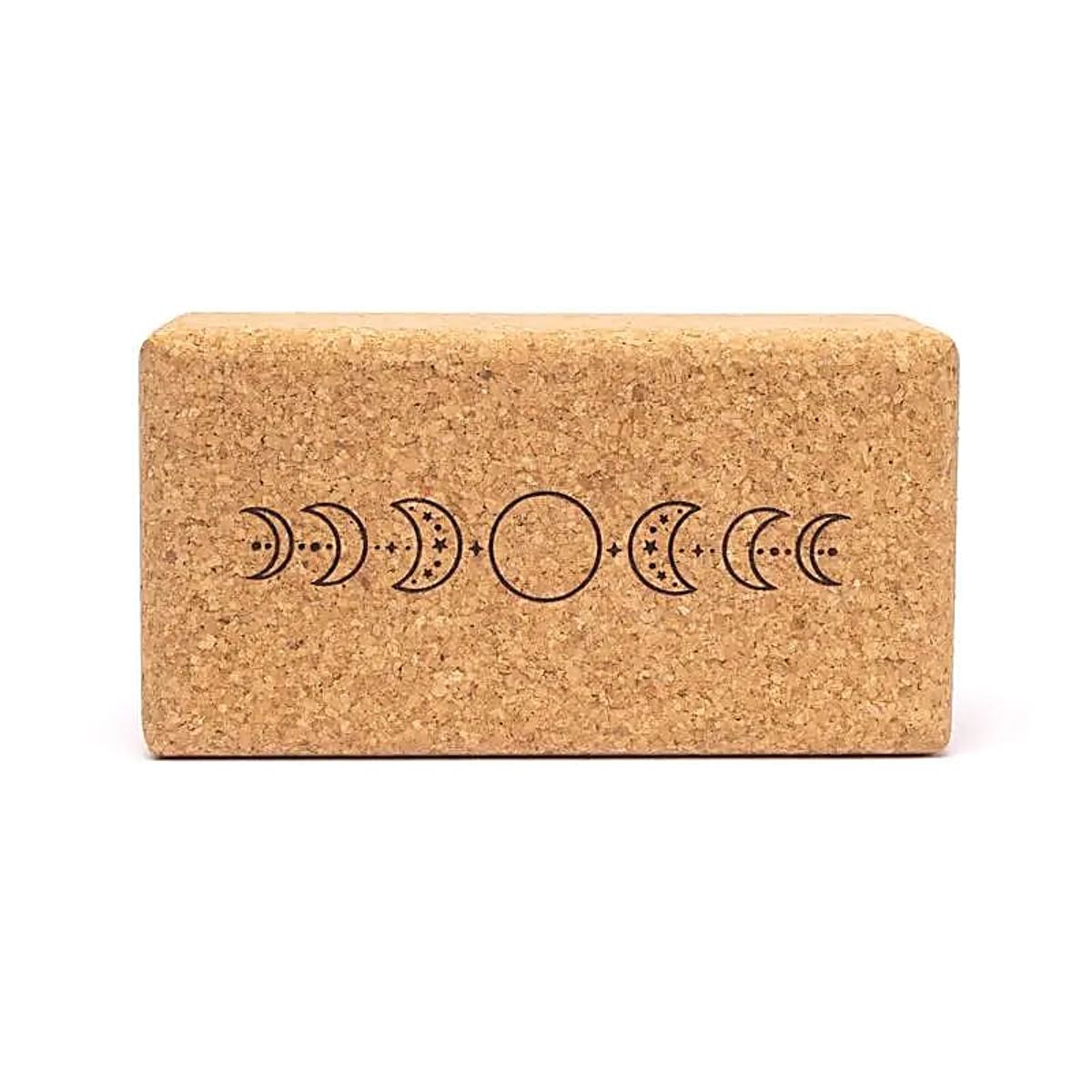 Yoga Korkblokk Månefaser 23 x 12cm