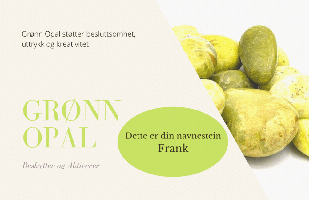 Hovedbilde Frank - Din Navnestein
