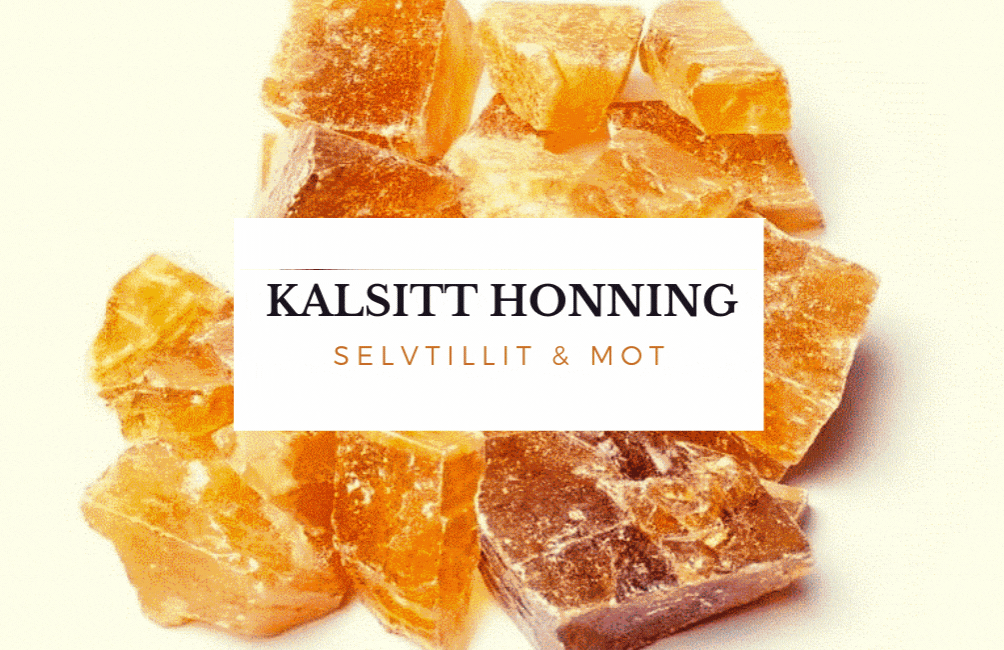 Kalsitt Honning Mørk Slipt Anheng