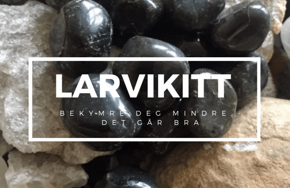 Larvikitt Strandslipt Råstein 60-100gram