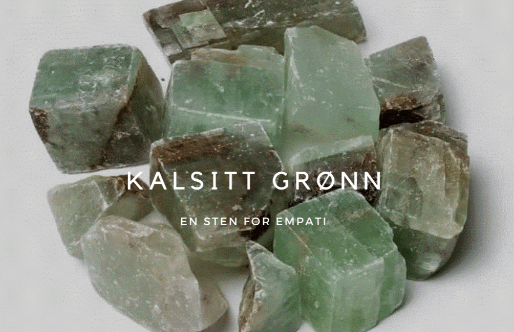 Kalsitt Grønn Råstein 2-4cm