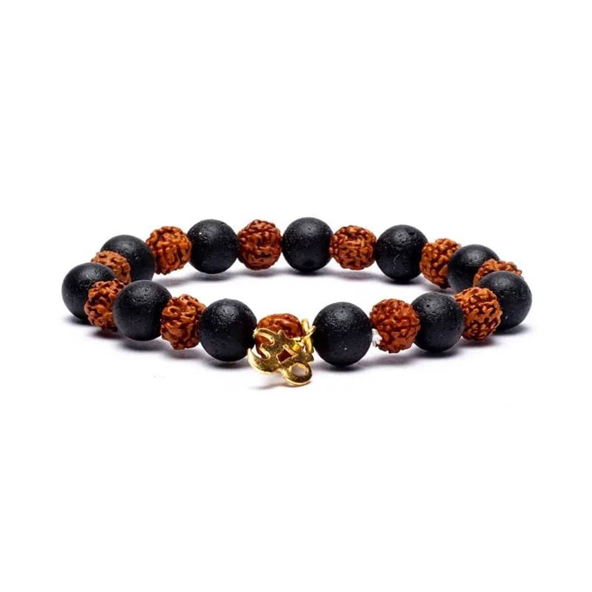 Armbånd Rudraksha & Lava