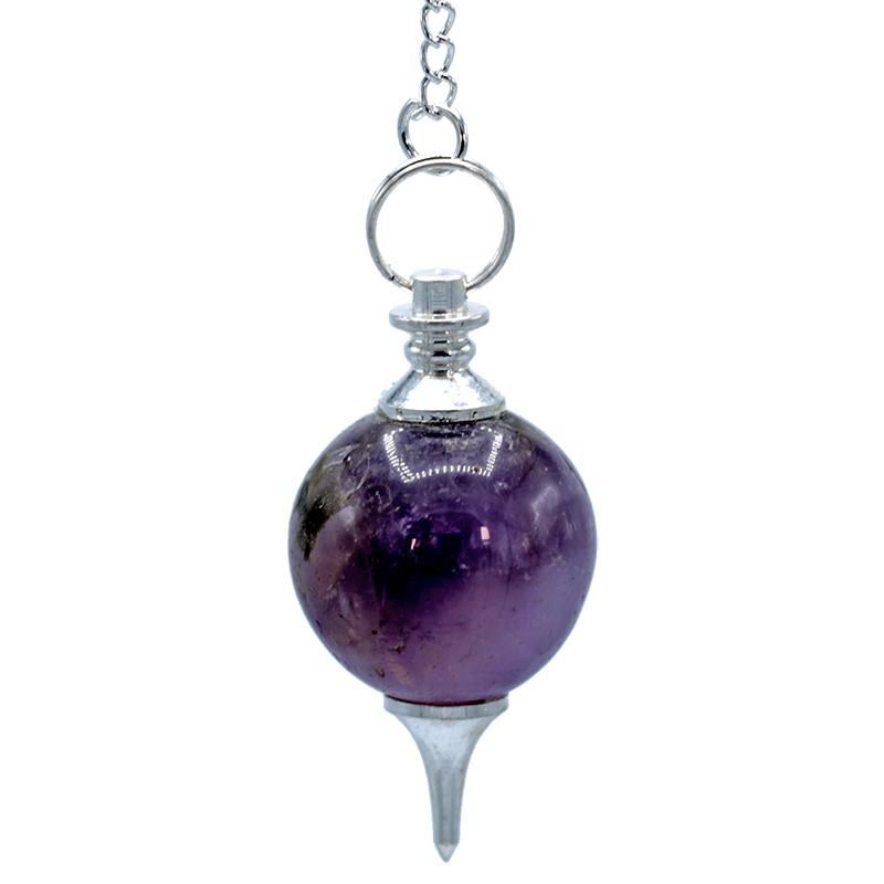 Ametyst Chakra Pendel
