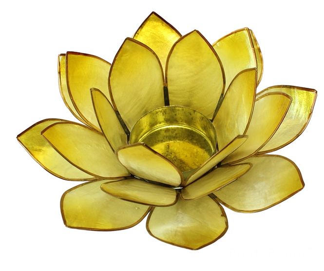 Hovedbilde Lotus Lys Chakra 3 Gul