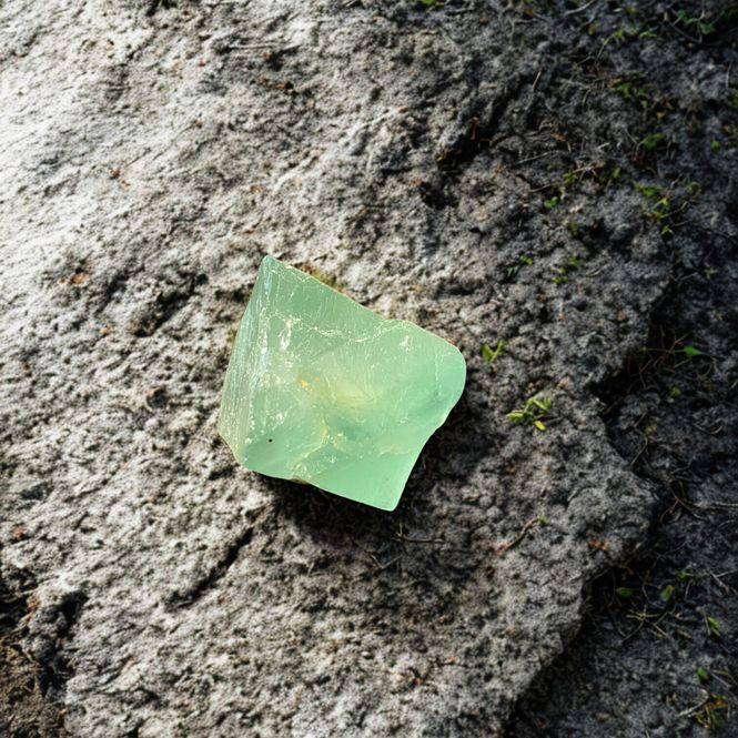 Hovedbilde Fluoritt Grønn Oktaeder 40mm ...
