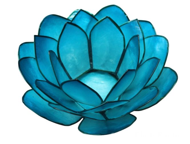 Hovedbilde Lotus Telysholder Blå Ø ...