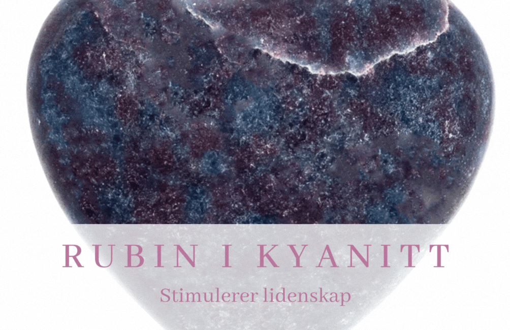 Rubin i Kyanitt Råstein 2-3cm