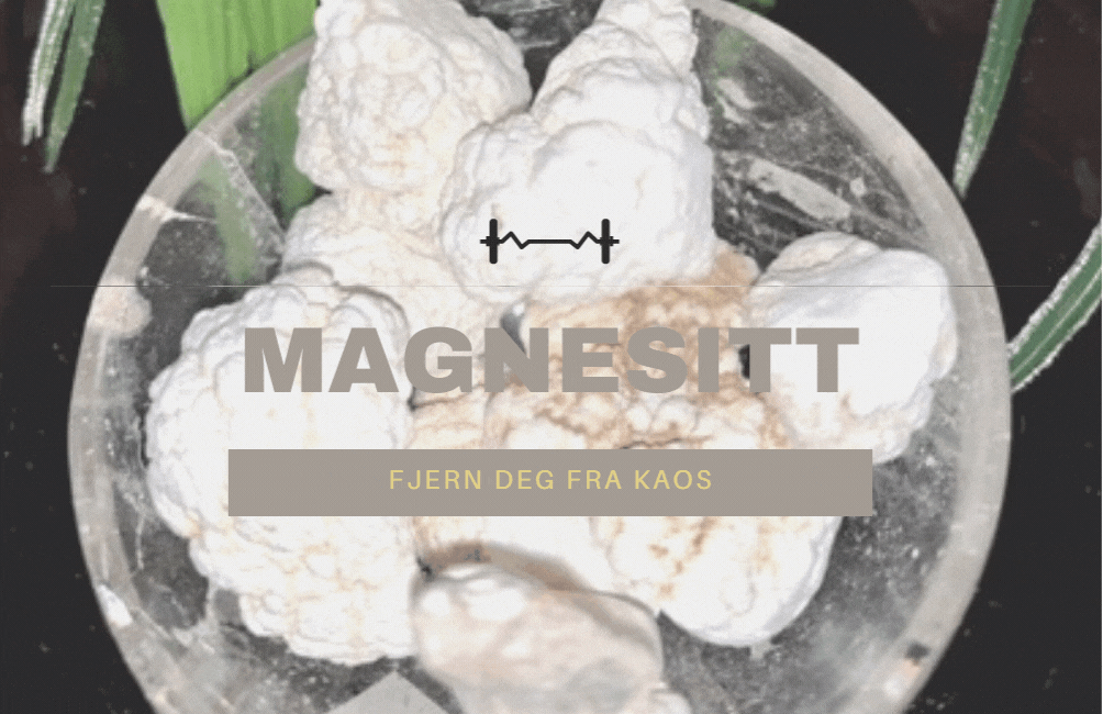 Armbåndsperle Magnesitt 8mm - 1stk