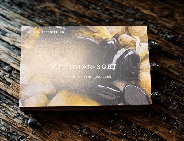 Hovedbilde Armbåndsperle Obsidian Sort ...