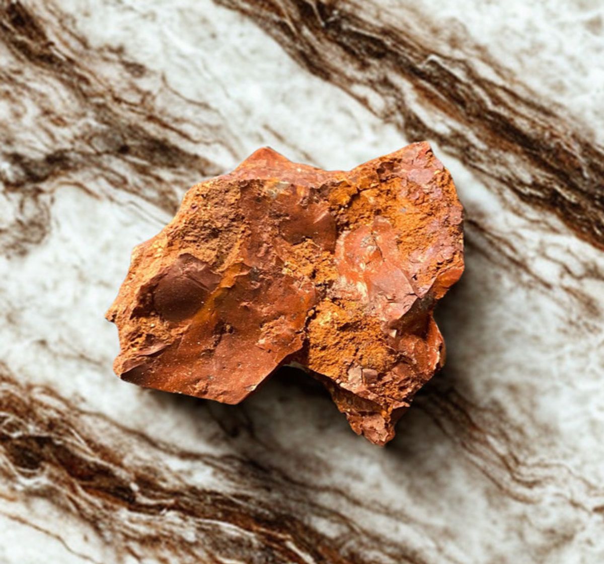 Opal Rød Råstein 25gram - Kun 1 eksemplar