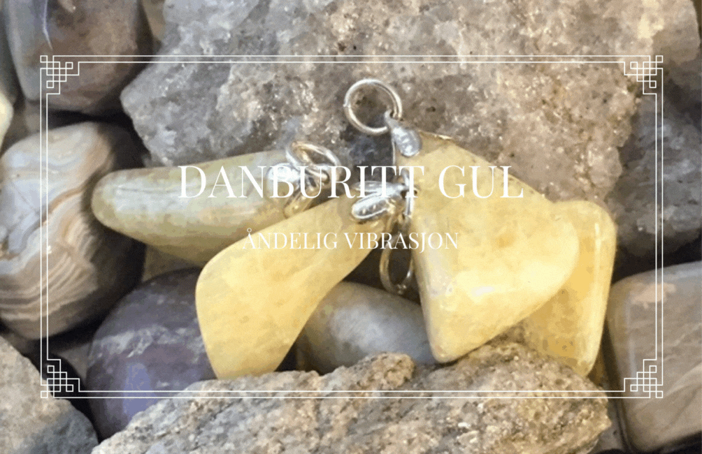 Hovedbilde Danburitt Gul Slipt Anheng