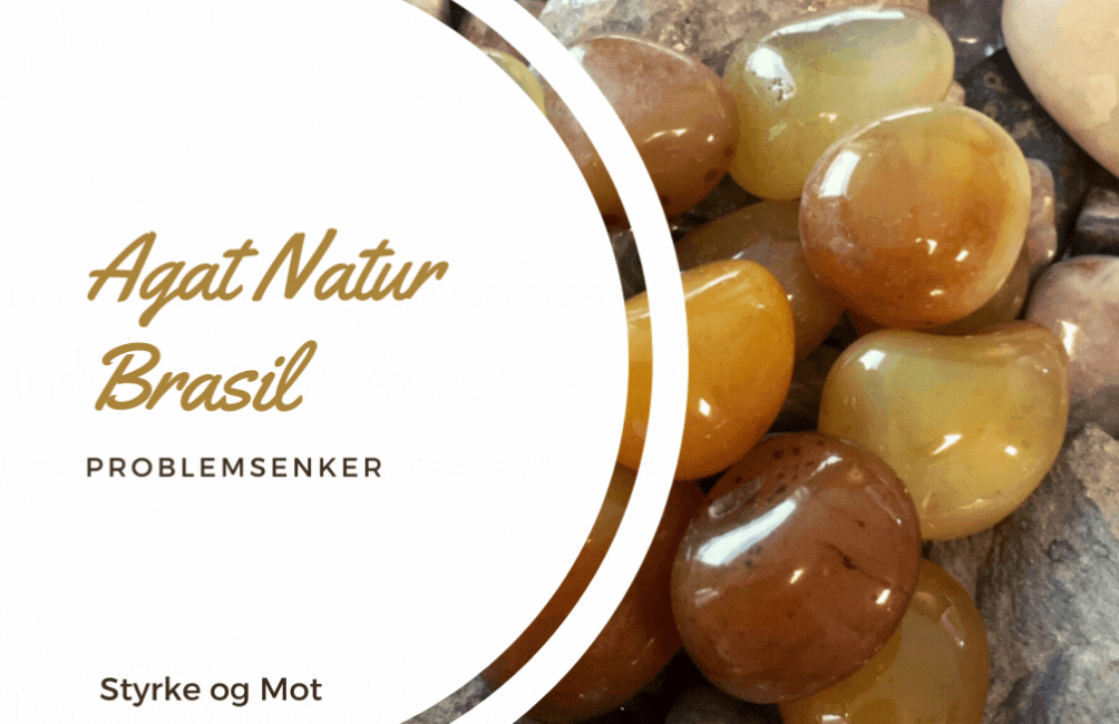 Engelsmykke Agat Natur Brasil