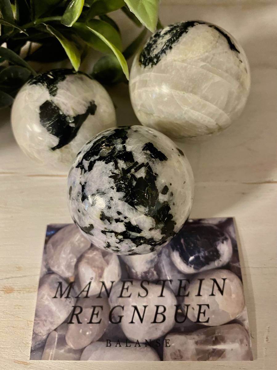 Månestein Regnbue Kule 40-50mm