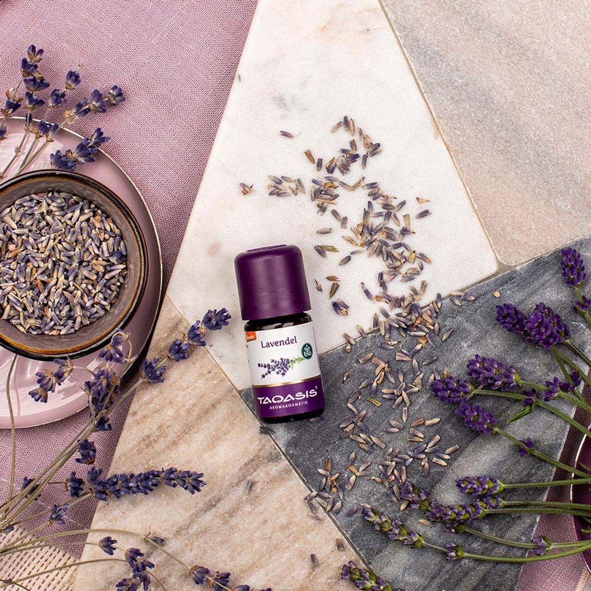 Lavendel Fine Bio/Demeter Essensiell 5ml Olje - Taoasis