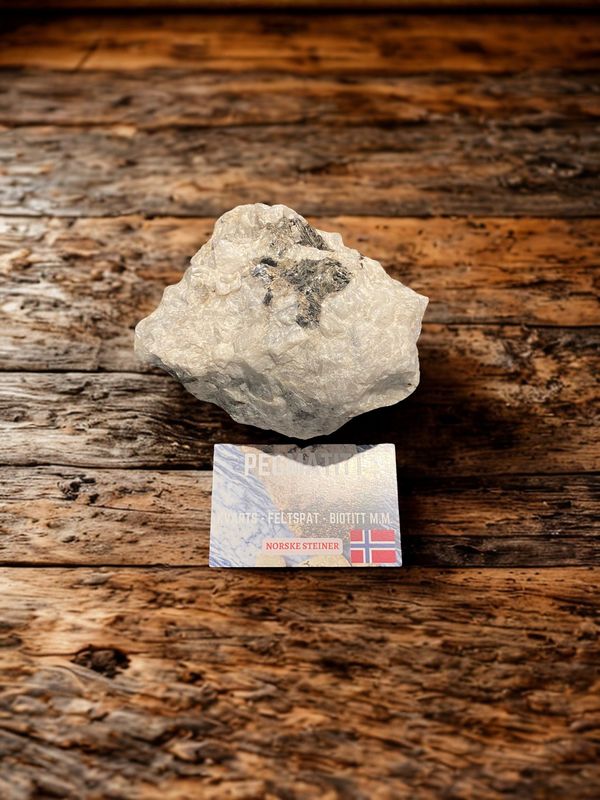 Pegmatitt Råstein 1132gram - Kun 1 eksemplar