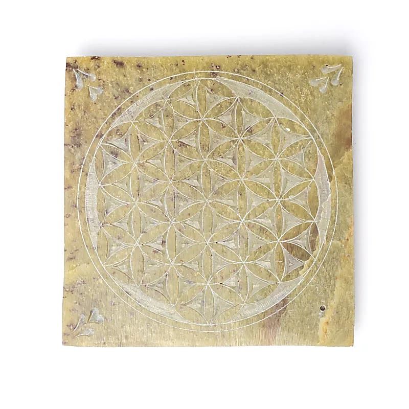 Røkelseholder Kleberstein Flower of Life