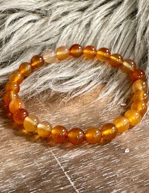 Hovedbilde Stort 8mm Armbånd Karneol - ...