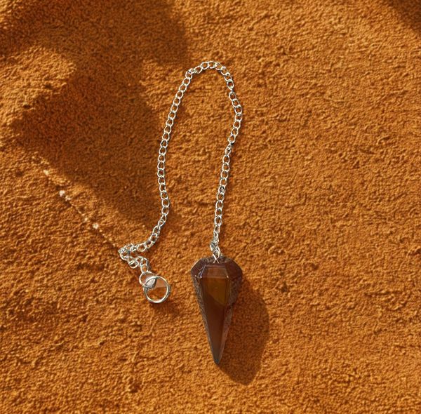 Hovedbilde Karneol Fasettert Pendel