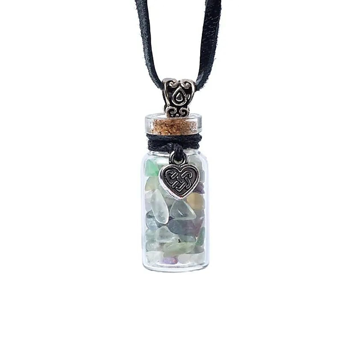 Fluoritt i Flaske - Celtic Hjerte