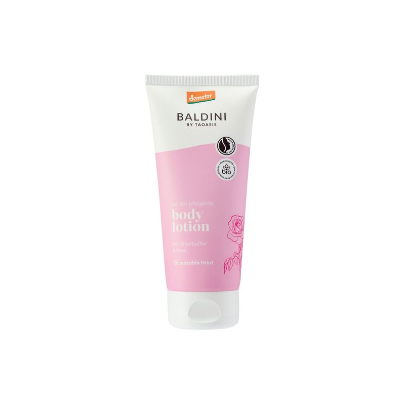 Sensitive Bodylotion Rose & Sheabutter 200ml - Baldini by Taoasis