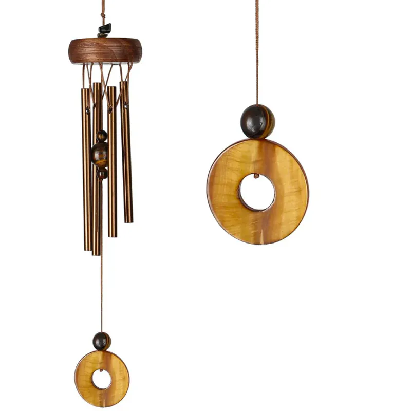 Vindklokke 30cm Precious Stones Chime Tigerøye