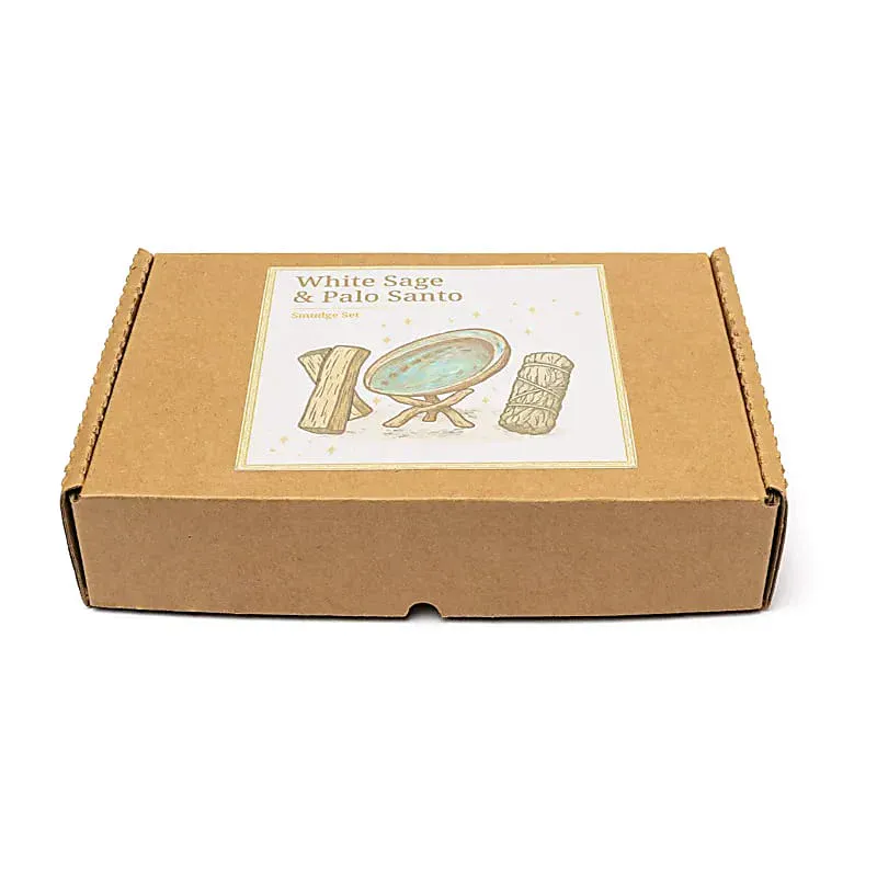 Smudgesett Palo Santo, Salvie & Skjell