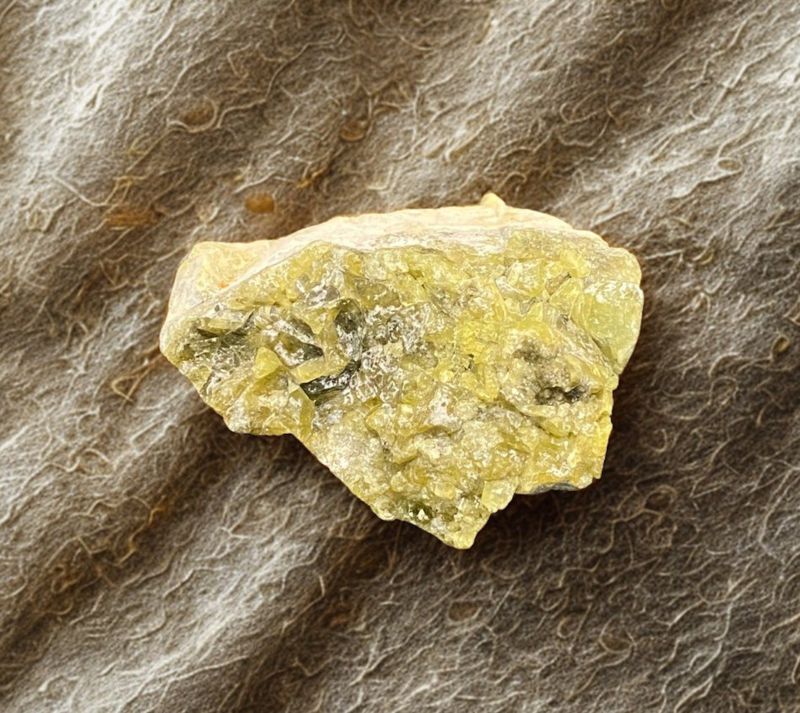 Vesuvian Råstein fra Norge 105gram - Kun 1 eksemplar