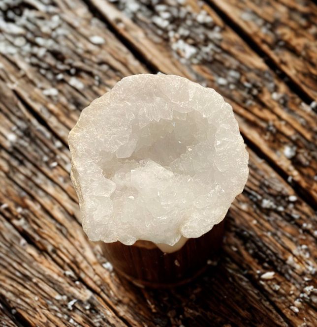 Hovedbilde Bergkrystall Geode 91gram - ...