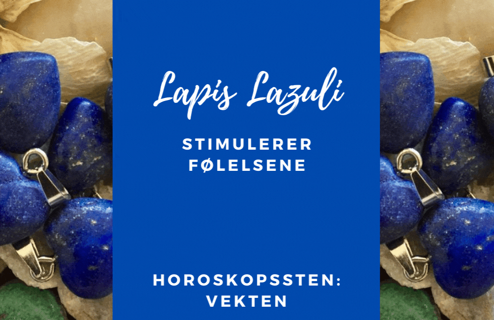 Halvmåne Anheng Lapis Lazuli