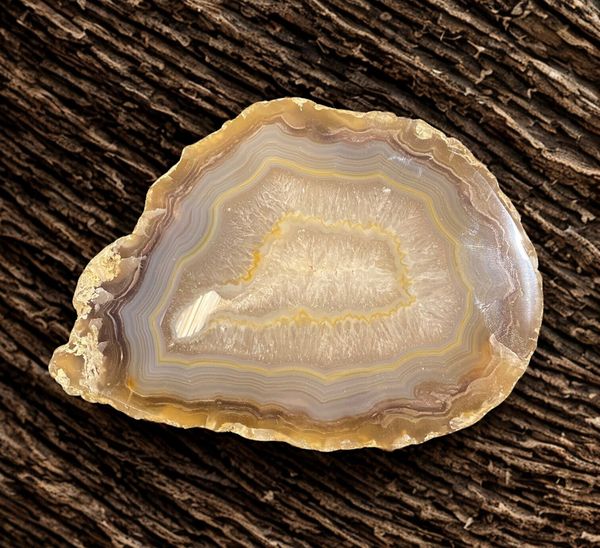 Hovedbilde Stor Agat Skive 980gram - ...