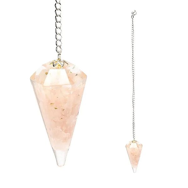 Hovedbilde Orgonitt Rosenkvarts Pendel ...