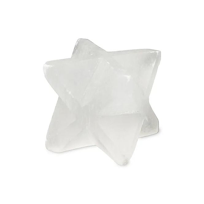 Hovedbilde Selenitt Merkaba 4x4cm