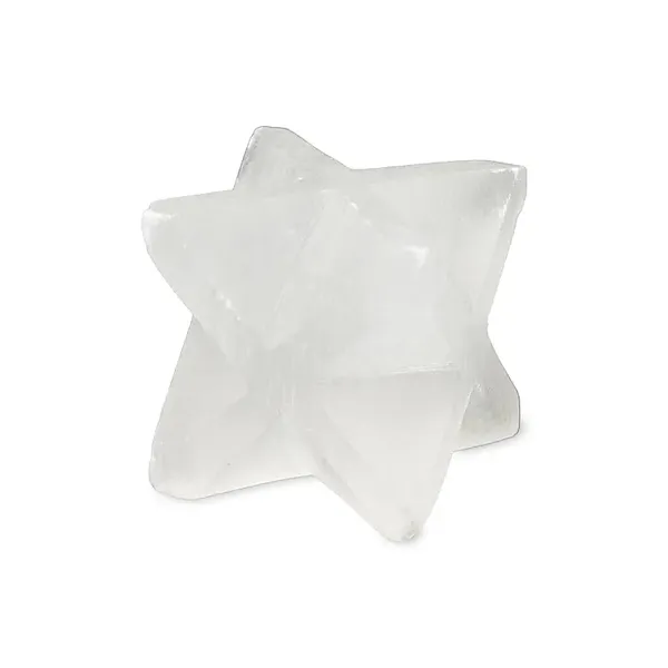 Hovedbilde Selenitt Merkaba 4x4cm