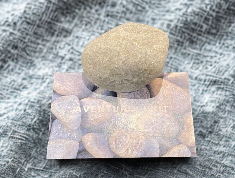 Aventurin Hvit Jumbo 75gram - Kun 1 eksemplar