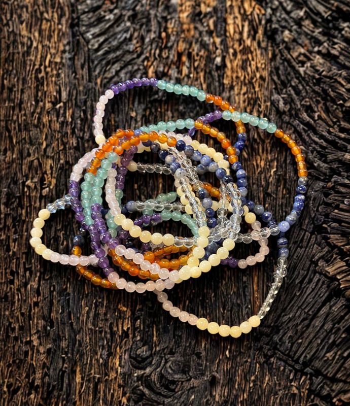 7 Chakra Armbånd 4mm