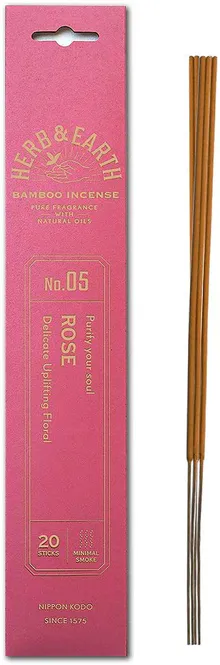 Hovedbilde Herb & Earth Rose Røkelse