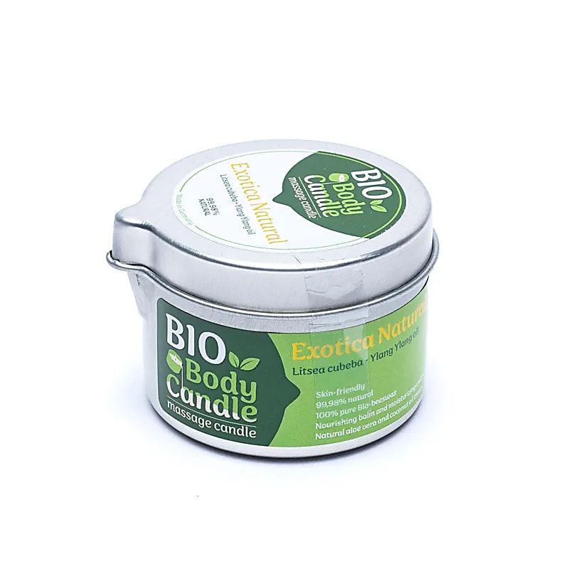Organic massage candle exotica