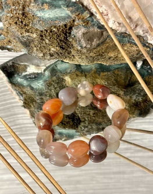 Hovedbilde Armbånd Pebbles Agat Natur ...