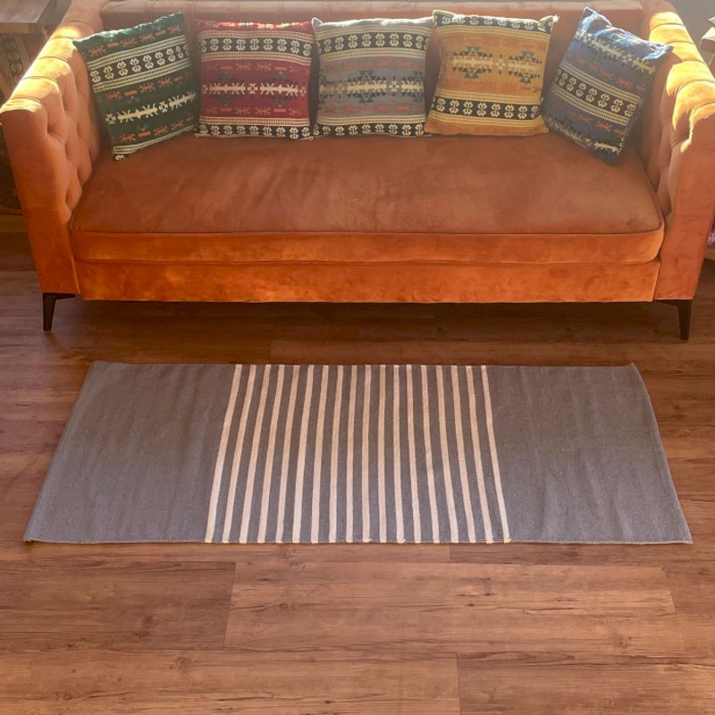 Bomullsrugg Grå 70x170cm